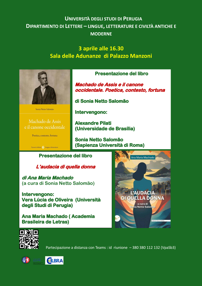 Presentazione di libri su Machado de Assis e di Ana Maria Machado