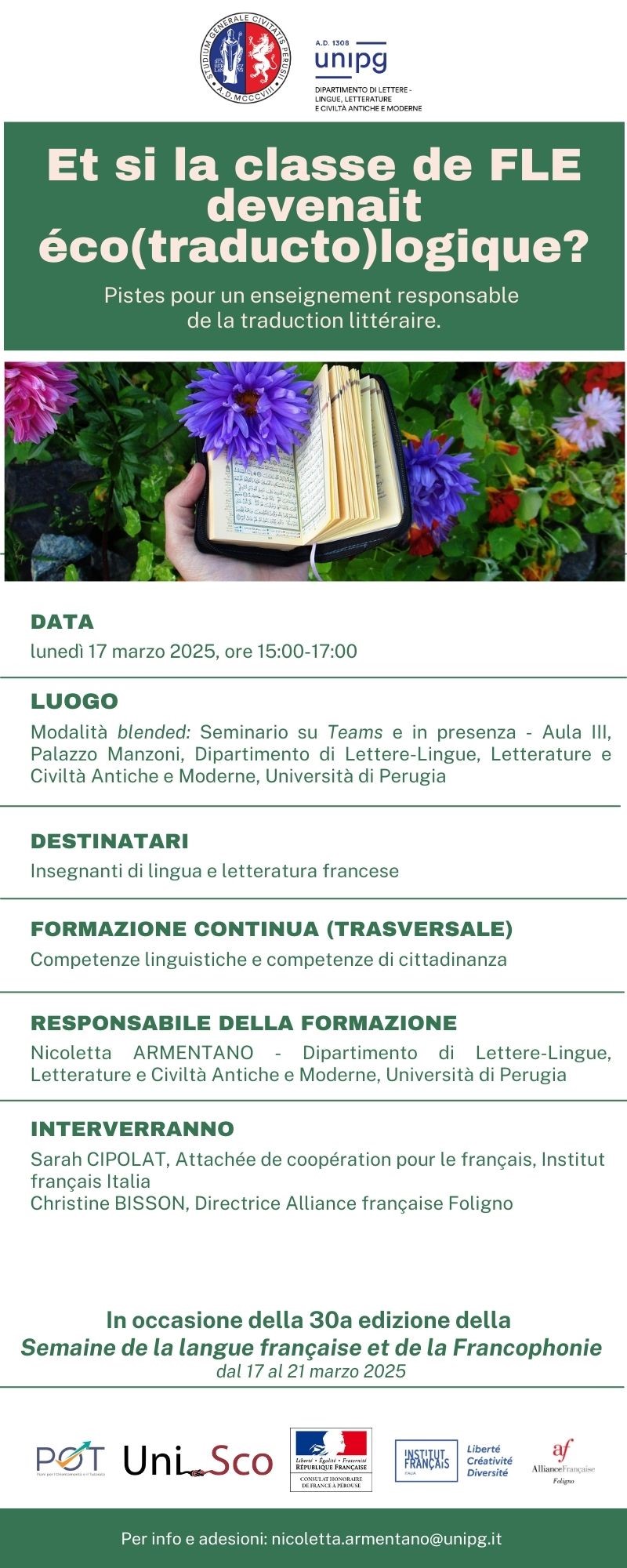 Et si la classe de FLE devenait éco(traducto)logique?